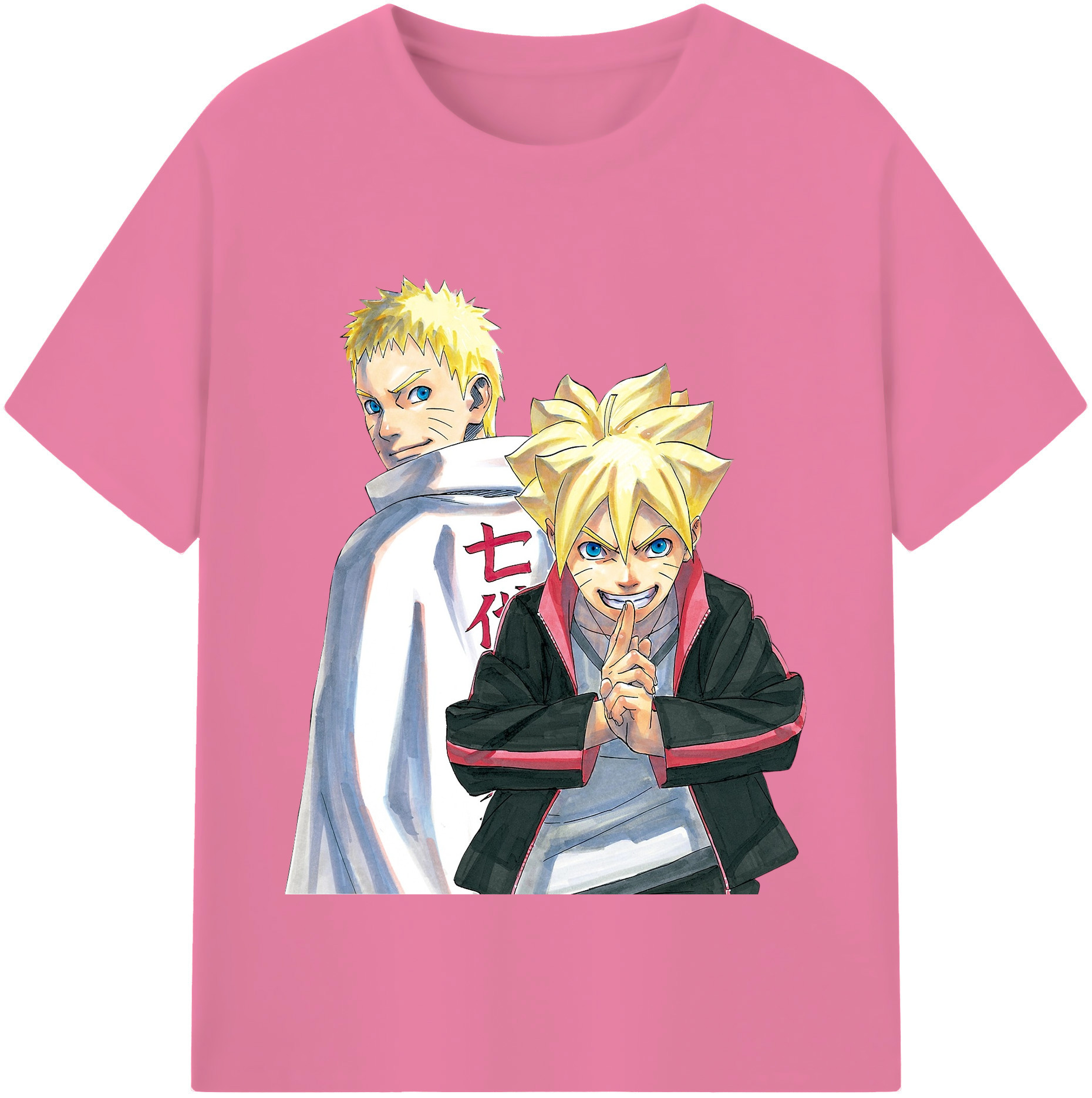 （画像用） NARUTO -ナルト- うずまき ボルト Uzumaki Boruto 綿100％半袖Tシャツ（フロントプリント）